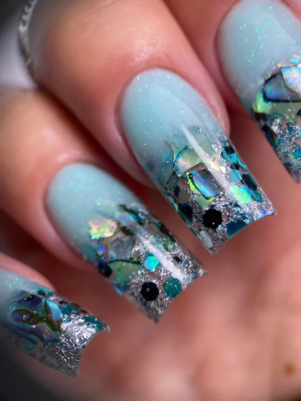 Rubber Green Glitter – Image 4