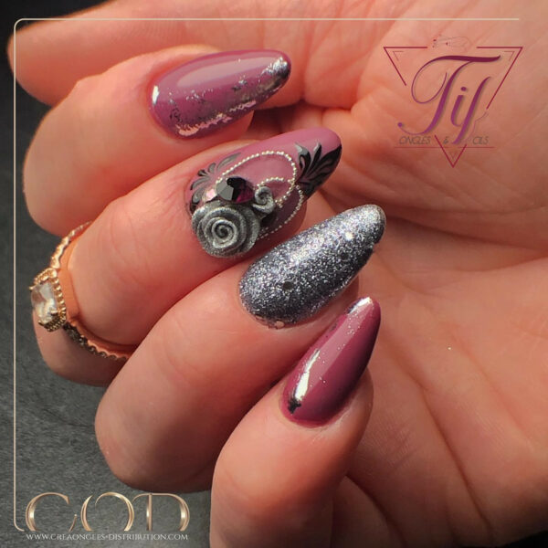 Glitter Shine Dark Grey – Image 2